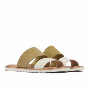 Sorel Ella II Slide Sandal in Olive Shade/Chalk Sz‎ 7